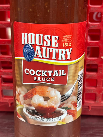 House Autry Cocktail Sauce 10.5 Oz shrimp clams oysters crab cakes fish burgers