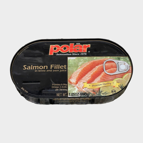 4 Packs of MW Polar Skinless and Boneless Salmon Fillets, 7.05 oz