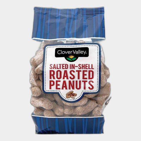 Clover Valley Salted In-Shell Roasted Peanuts, 8 oz