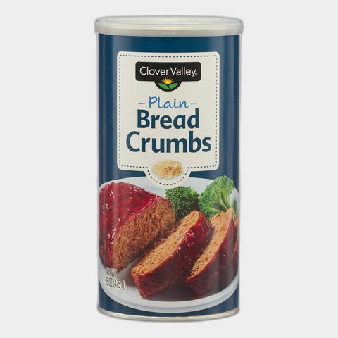 2 Bags Clover Valley Plain Bread Crumbs, 15 oz