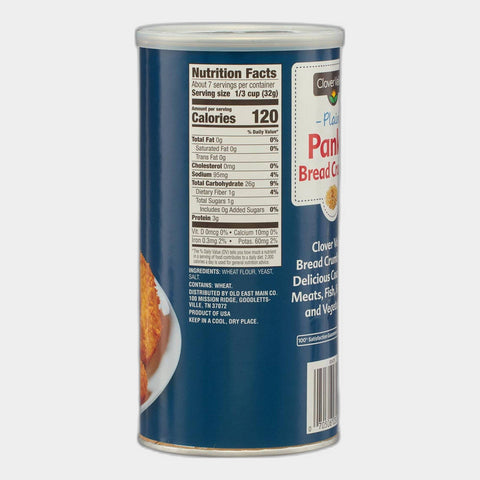 2 Bags Clover Valley Plain Panko Bread Crumbs, 8 oz