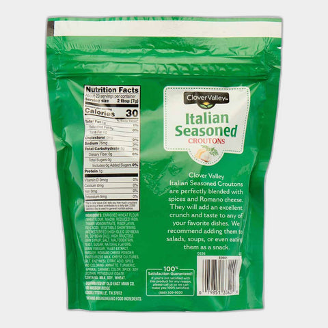 Clover Valley Italian Seasoned Croutons, 5 oz