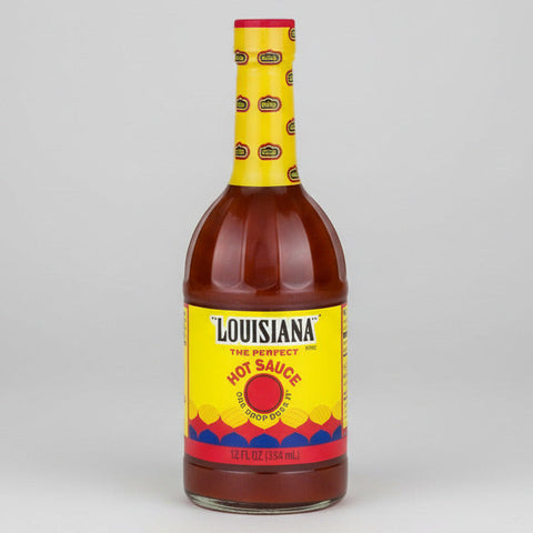 2 BOTTLES Louisiana Brand The Perfect Hot Sauce BIG 32 oz Bottle