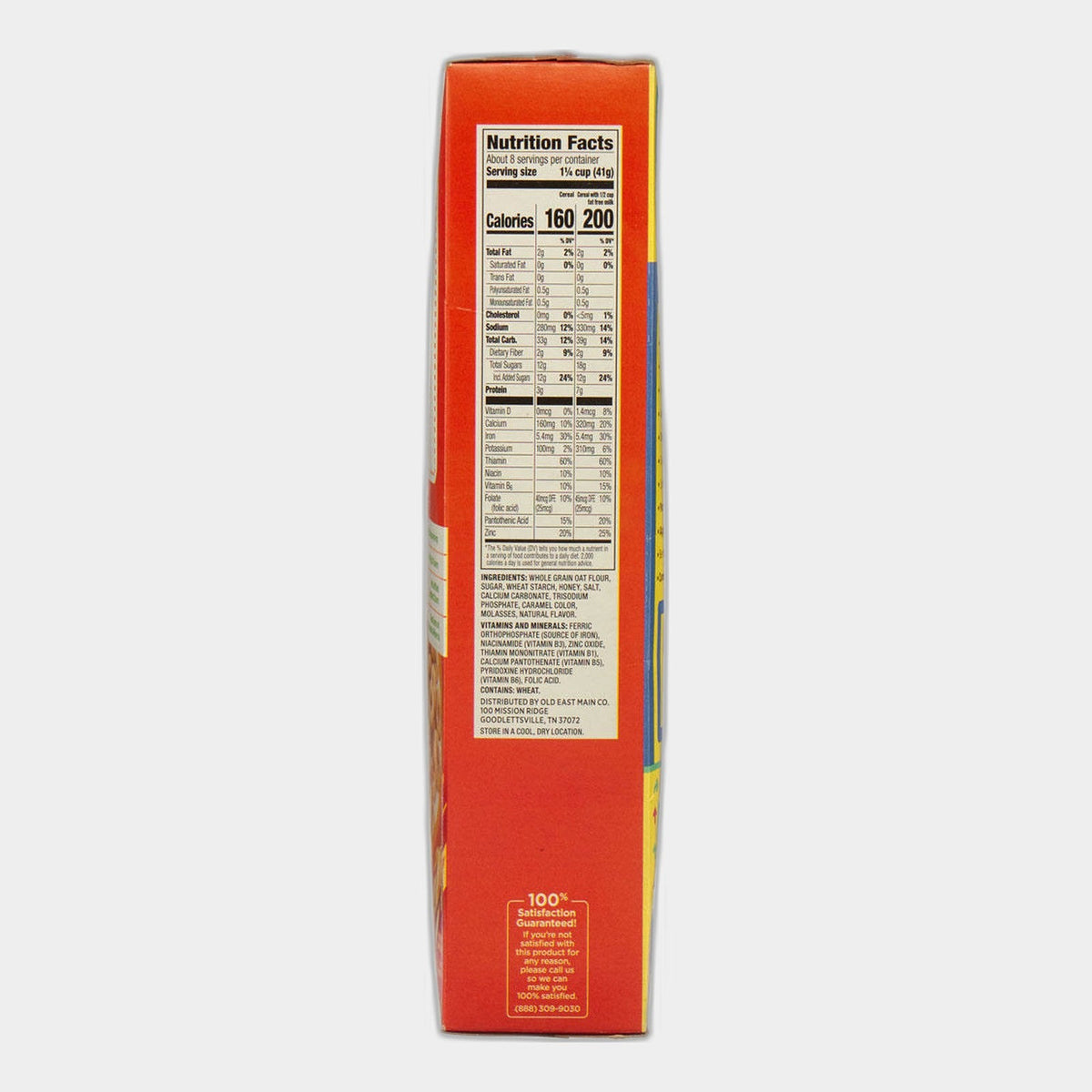2 Boxes Clover Valley Honey Nut Toasted Oats Breakfast Cereal, 12.25 oz