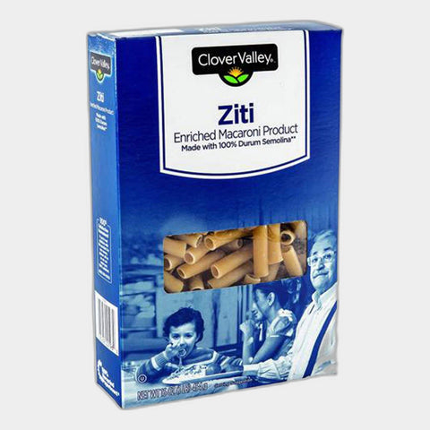 4 Bags Clover Valley Ziti Pasta, 16 oz