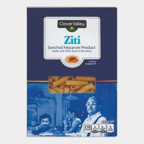 4 Bags Clover Valley Ziti Pasta, 16 oz
