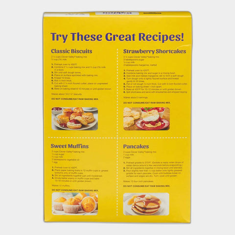 2 Boxes Clover Valley All Purpose Baking Mix, 40 oz