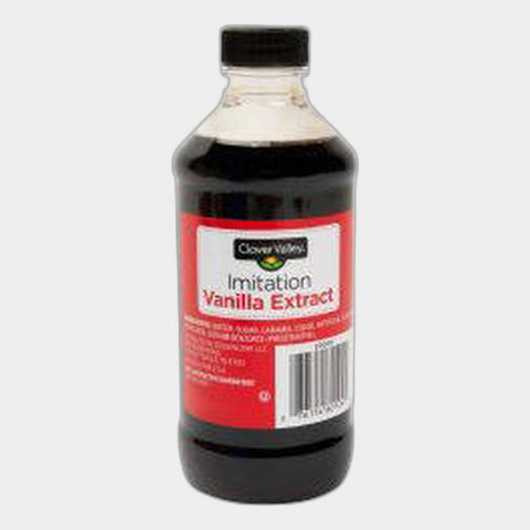 2 Bottles Clover Valley Imitation Vanilla Extract, 8 fl oz
