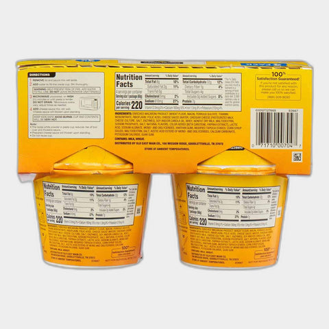 2 Packs Clover Valley Premium Shells & Cheese Microwaveable Cups, 4 pk