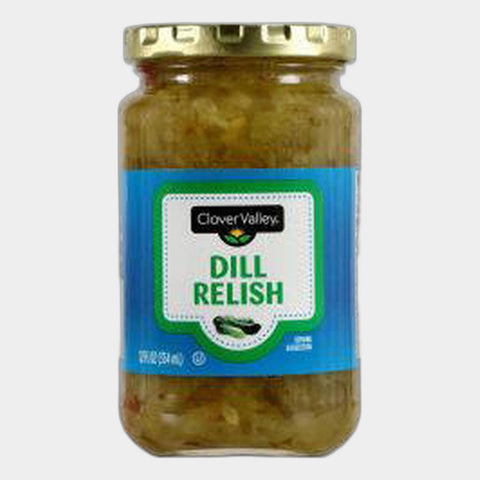 3 Jars Clover Valley Dill Relish, 12 fl oz