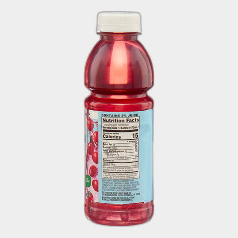 Clover Valley Zero Sugar Cranberry Flavored Juice Cocktail Bottle, 16 fl oz
