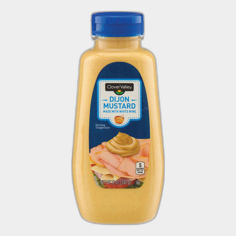 4 Bottles Clover Valley Dijon Mustard, 1 ct
