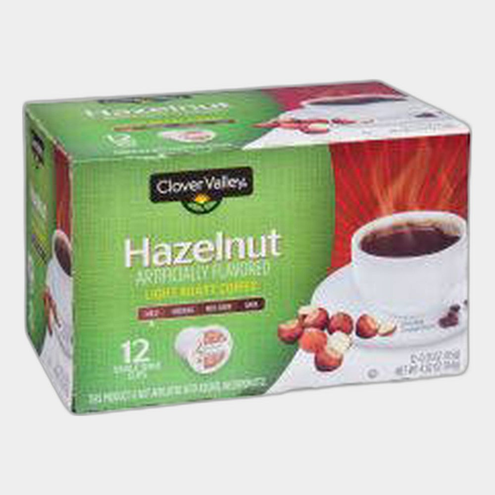 Clover Valley Hazelnut Single Serve Cups, 12 ct
