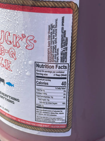 1/2 GALLON Tim Bucks Original Bar-B-Q Barbecue Sauce BBQ NO HFCS