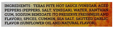 4 BOTTLES Texas Pete Sabor! Mexican Style Hot Sauce 5 oz Bottle Pepper