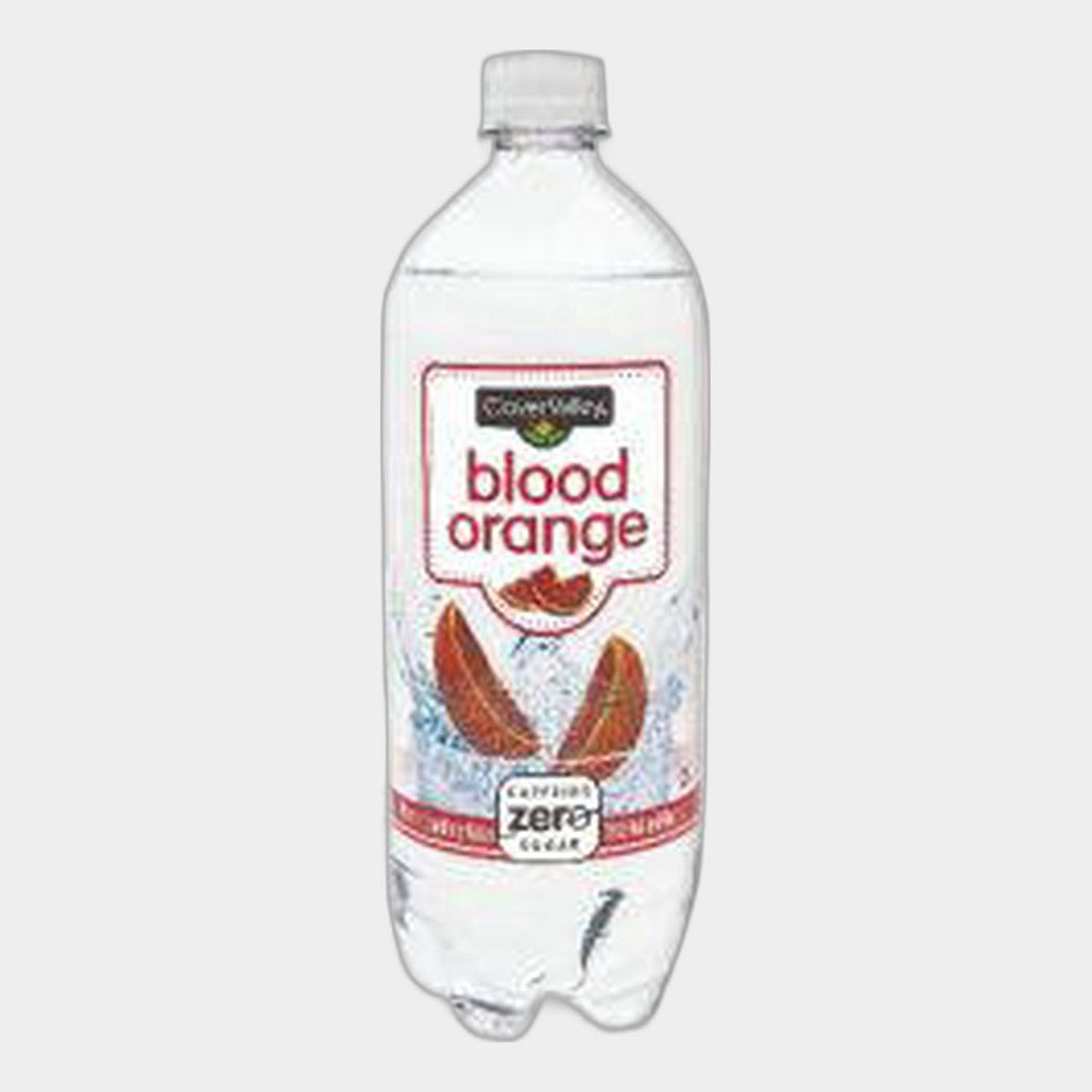 Clover Valley Blood Orange Sparkling Water, 33.8 fl oz