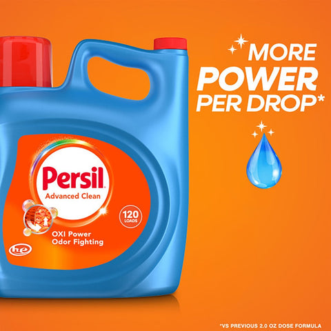 Persil Advanced Clean Oxi+Odor Liquid Laundry Detergent 120 loads 202 fl. oz.