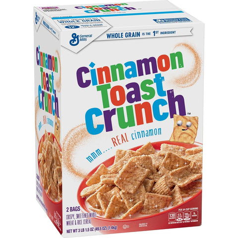 General Mills Cinnamon Toast Crunch Cereal, 49.5 oz