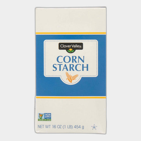 2 Boxes Clover Valley Corn Starch, 16 oz
