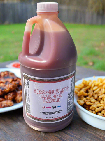 1/2 GALLON Tim Bucks Original Bar-B-Q Barbecue Sauce BBQ NO HFCS