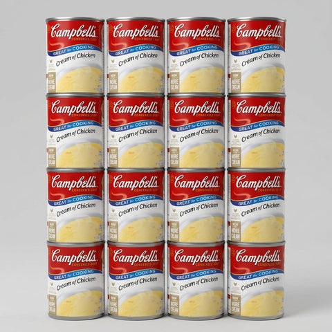 16 Cans of Campbell's Condensed Cream of Chicken Soup, 10.75 oz
