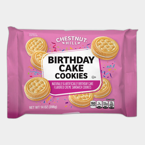 Chestnut Hill Birthday Cake Creme Sandwich Cookies, 14 oz