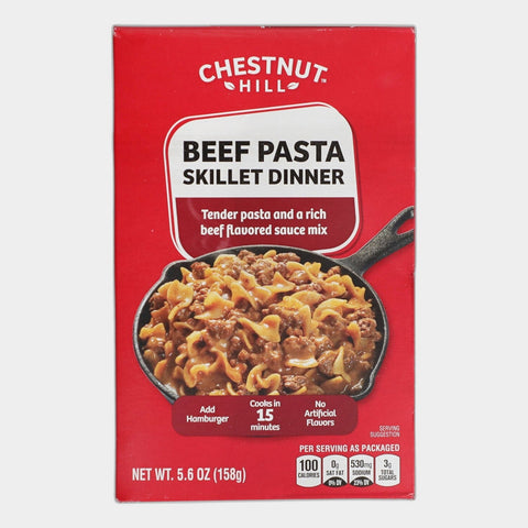 4 Boxes Chestnut Hill Beef Pasta Skillet Dinner, 5.6 oz