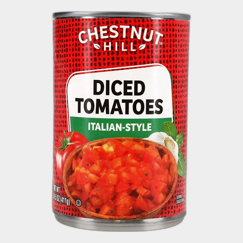 6 Cans Chestnut Hill Italian Style Diced Tomatoes, 14.5 oz