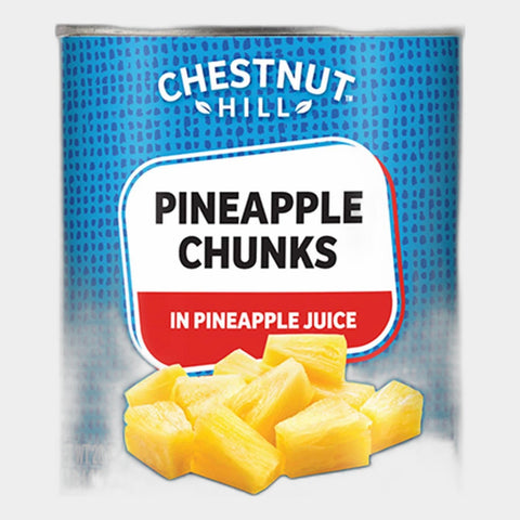 4 Cans Chestnut Hill Pineapple Chunks, 20 oz