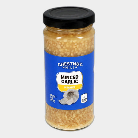 2 Jars Chestnut Hill Minced Garlic in Water, 8 oz