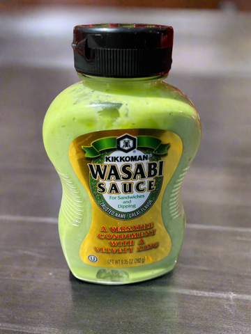 3 BOTTLES Kikkoman Wasabi Sauce 9 oz Horseradish Squeezable Bottle Sushi
