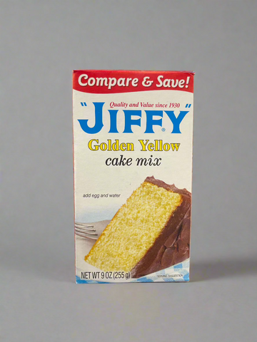 4 Boxes Old Fashioned Jiffy Golden Yellow Cake Mix 9 Oz Box Cupcake