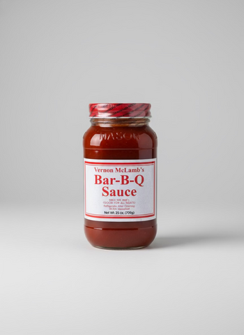 Vernon McLamb's Bar-B-Q Sauce 25 oz BBQ Pork Dip Ribs Chicken Benson NC