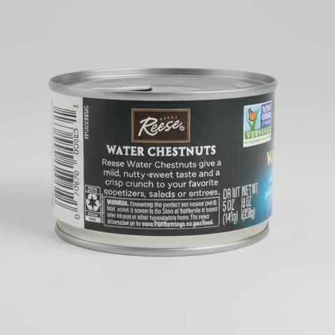 Reese Sliced Water Chestnuts 8 oz Can Salad Stir fry Soup WaterChestnuts