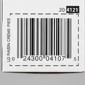 24 Pack Little Debbie Raisin Creme Pies Cookies Icing Soft Vanilla Sandwich