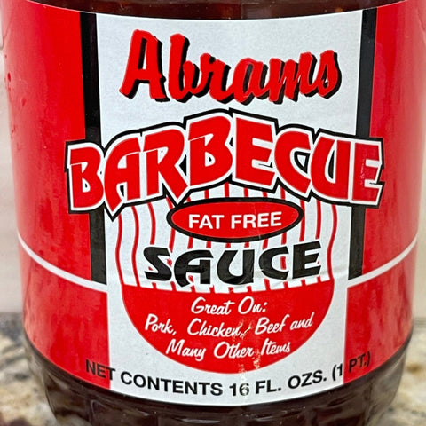 3 Bottles Abram's Barbecue Sauce BB-Q Tarboro NC Pork Chicken Beef