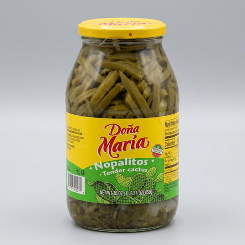 Dona Maria Nopalitos Tender Cactus 30 oz Jar Mexico No sugar added