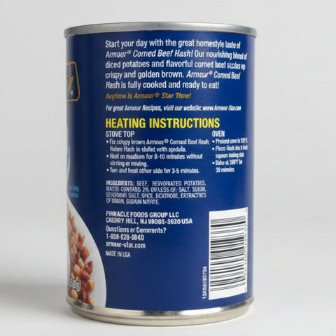 6 CANS Armour Hearty Homestyle Corned Beef Hash Sandwich Meat 14oz Stew