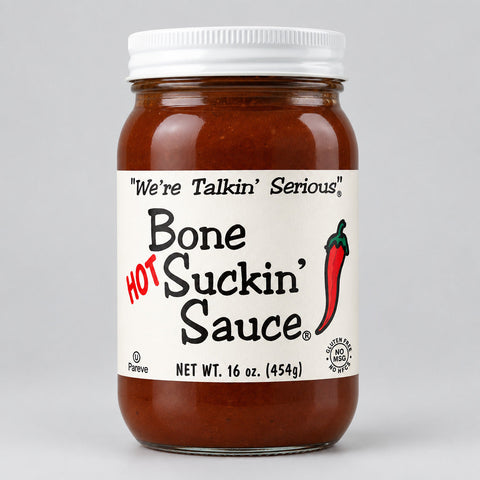 We'Re Talkin' Serious Hot Bone Suckin' Sauce 16 oz