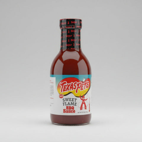 3 BOTTLES Texas Pete Sweet Flame BBQ Sauce 17.5 oz Barbeque Honey Pork