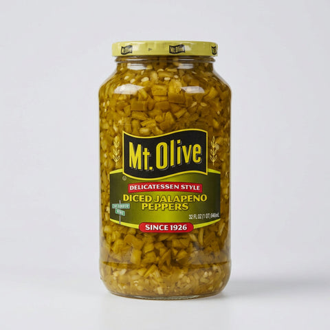 Mount Olive Diced Jalapeno Peppers 32 oz