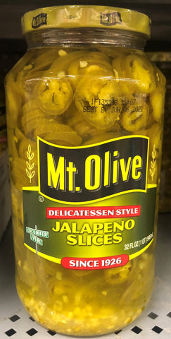 Mount Olive Deli Style Jalapeno Slices 32 oz