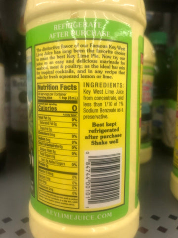 4 Bottles of Nellie & Joe's Famous Key West Lime Juice, 16 oz