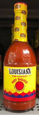 4 BOTTLES Perfect Louisiana Hot Sauce 12 oz Bottle Wing Tabasco Chili Vinegar