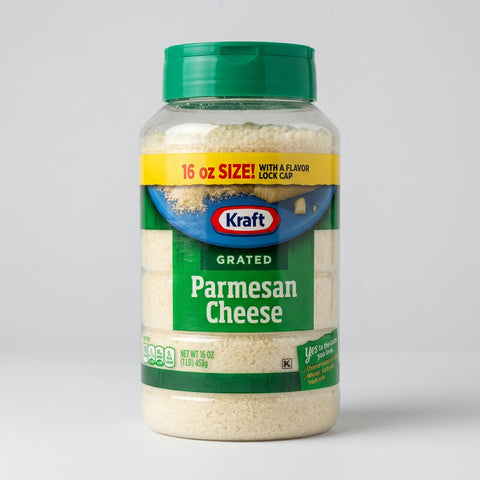 Kraft Grated Cheese Parmesan Cheese 16 oz Jar Spaghetti Alfredo