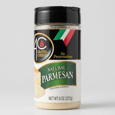 4C Imported Parmesan Grated Cheese 8 oz. Jar