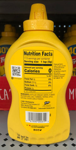 Squeeze Bottle of French's Classic Yellow Mustard 20 Oz (Copy)