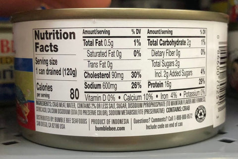 Bumble Bee White Crab Meat, 6 oz