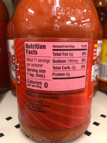 Frank's Red Hot Original Cayenne Pepper Sauce, 12 fl oz