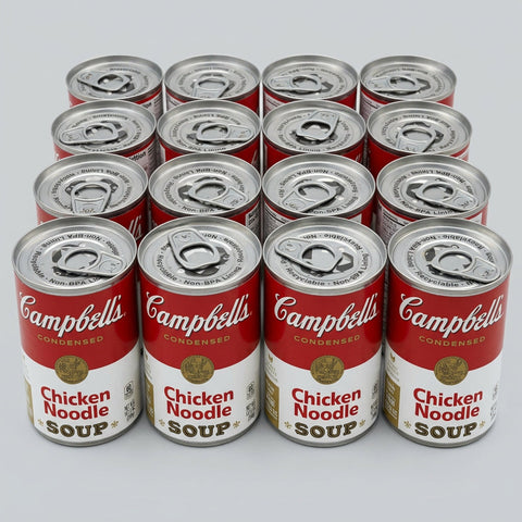 16 Cans of Campbell's Condensed Chicken Noodle Soup, 10.75 oz